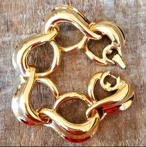 Authentic Vintage Givenchy Gold Bracelet